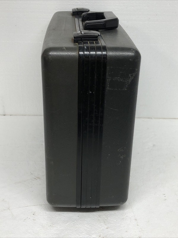 Vintage Presto Lockable Hard Plastic Shell Case W/ Keys 17.5”x12.5” Foam Insert gallery