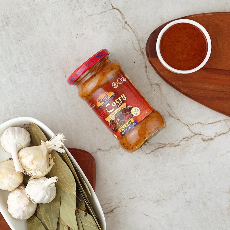 Rani Curry Paste HOT (Spice Paste), 10.5oz (300g) Glass Jar gallery