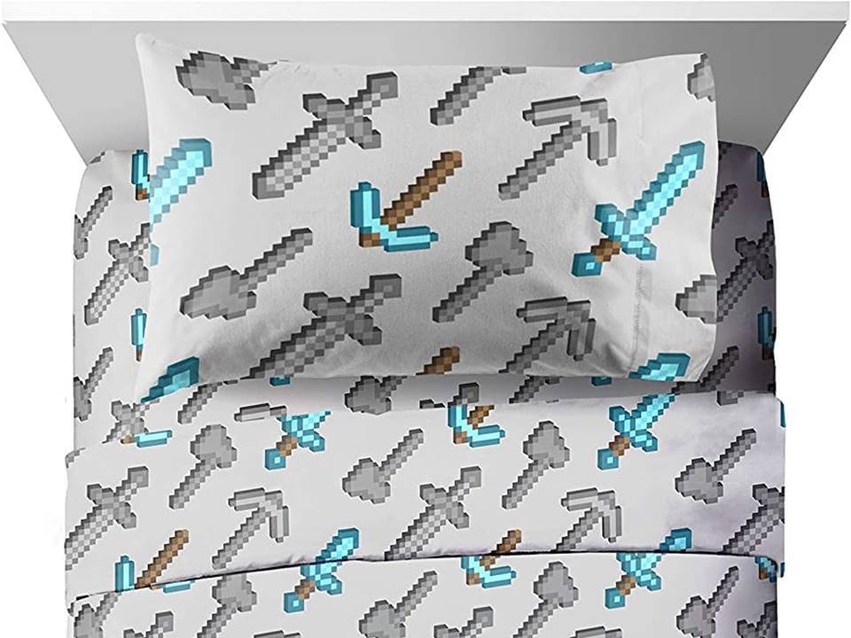 Minecraft "Isometric Characters" Kids Microfiber Sheet Set-AB07G9QLX1R5 gallery