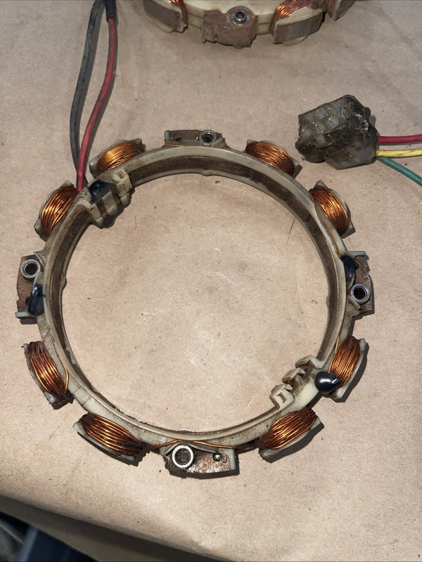 Used Briggs & Stratton (?) Stator Alternator Charging Coil LOT gallery