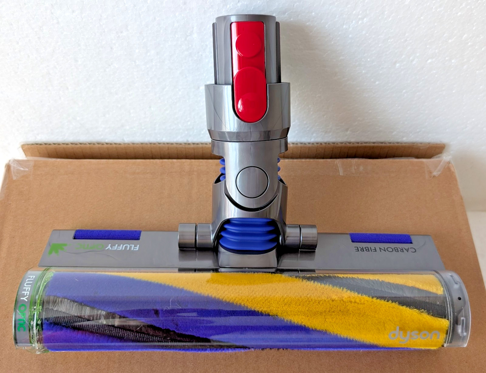 OEM Dyson Gen5 Laser Fluffy Cleaner Brush Head Outsize SV24 Detect SV23 New grey gallery