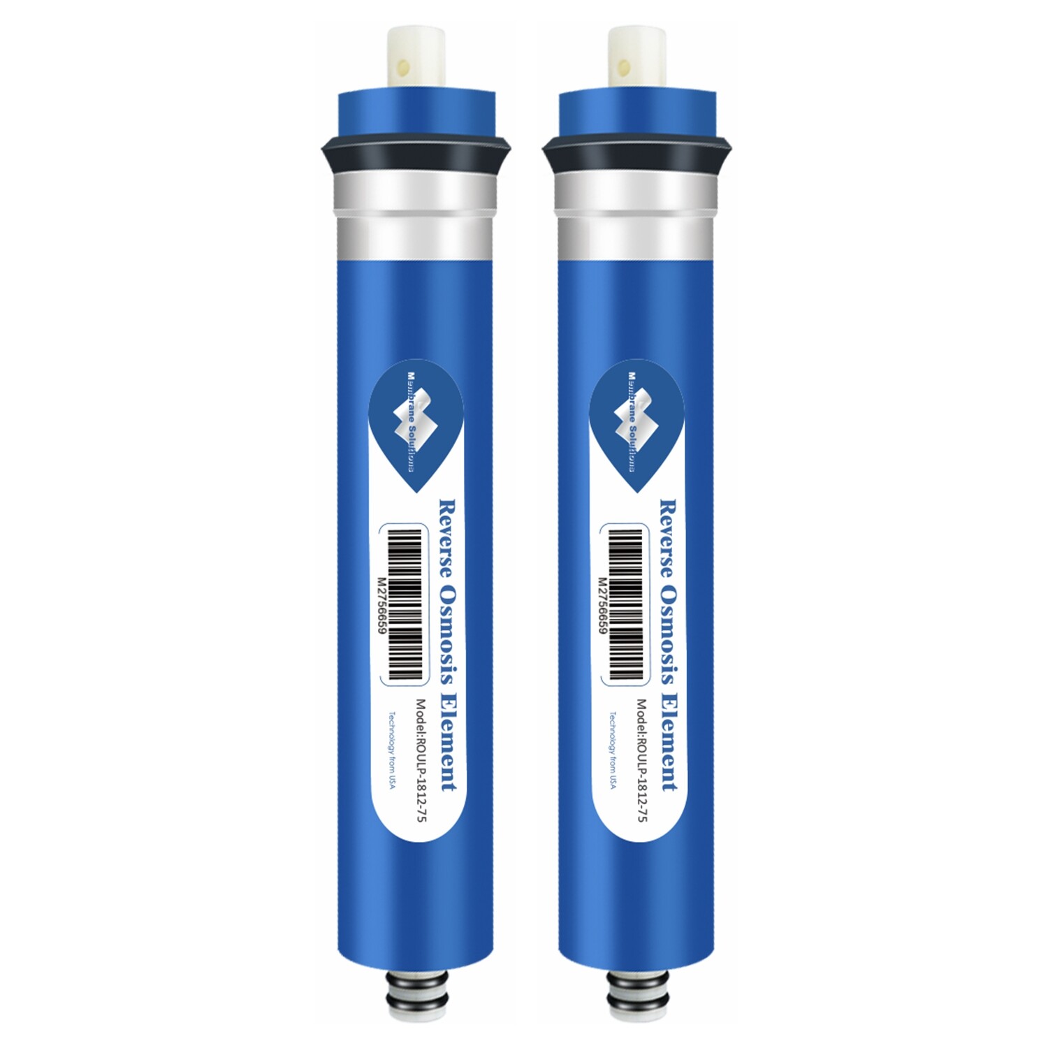 2 Pack 50/75 GPD RO Membrane Reverse Osmosis Purifier Water Filter Replacement gallery