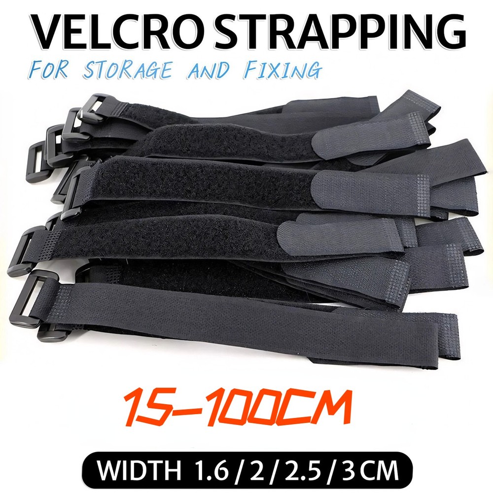 Cable Ties Hook and Loop Nylon strap strapping with buckle Band luggage Strap