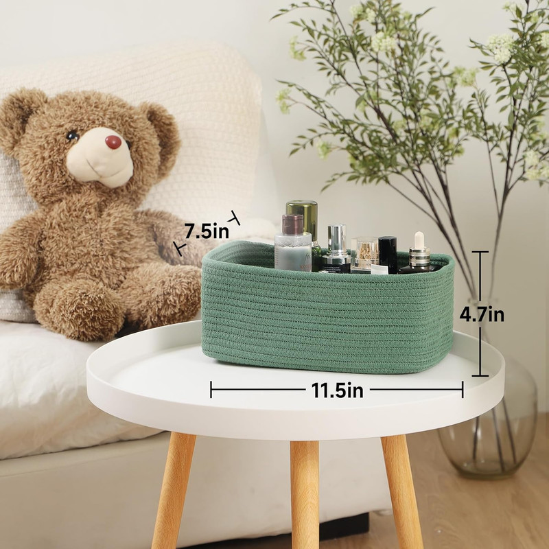 Small Storage Baskets for Organizing | Closet Organizer Bins | Shelf Toy Basket gallery