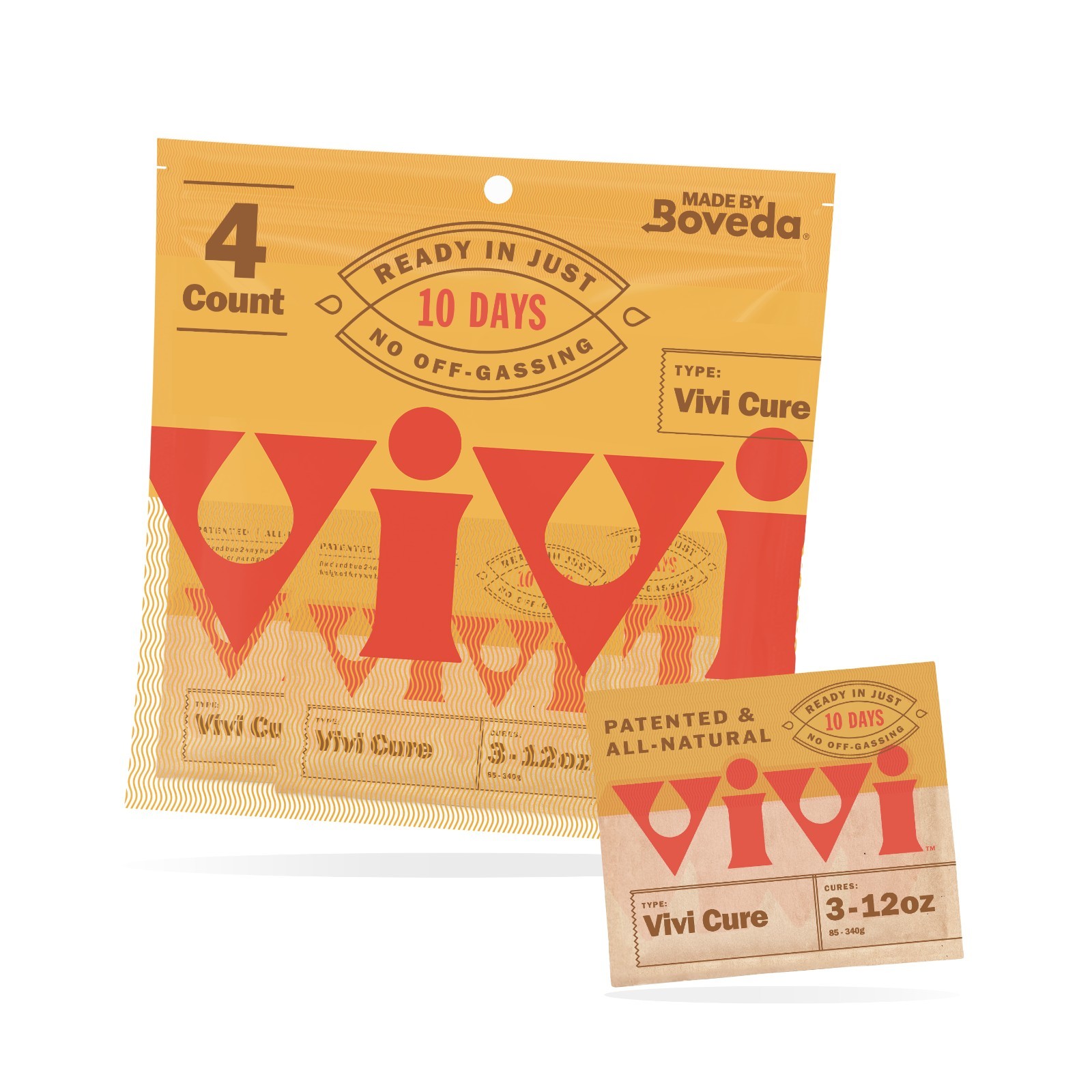Vivi Humidity Control Packs 4-Pack for Airtight Containers, Ready in 10 Days gallery