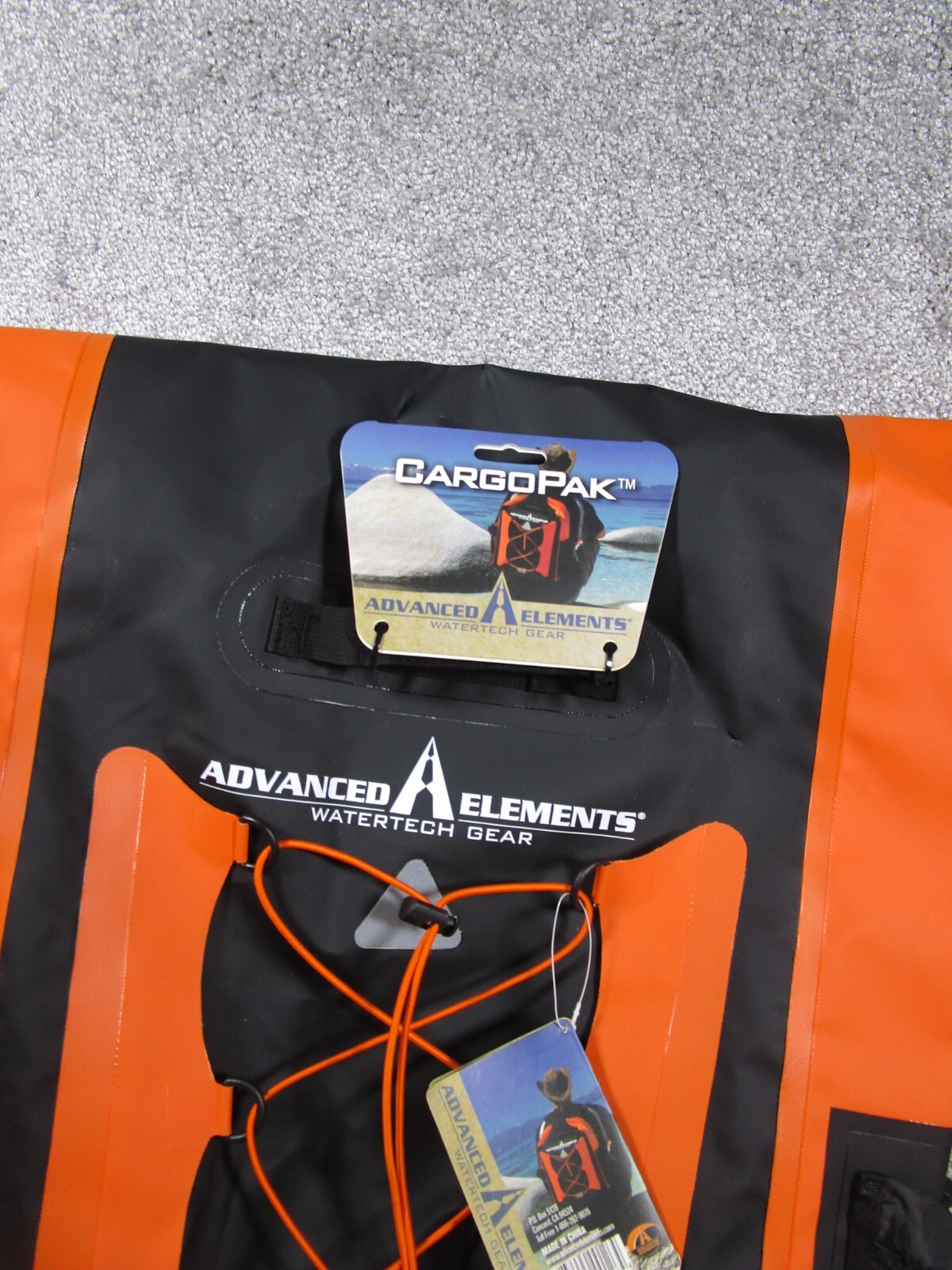 Advanced Elements Cargopack Waterproof Backpack Canoeing 32 Liters New 2