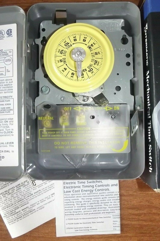 Intermatic Time Switch T101 - 120v SPST NIB ...Free Shipping gallery