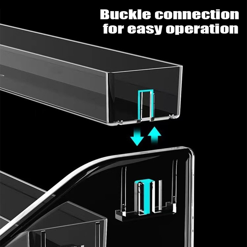 5-7 Tiers Acrylic Clear Riser Display Stand Makeup Organizer Perfume Rack Holder gallery