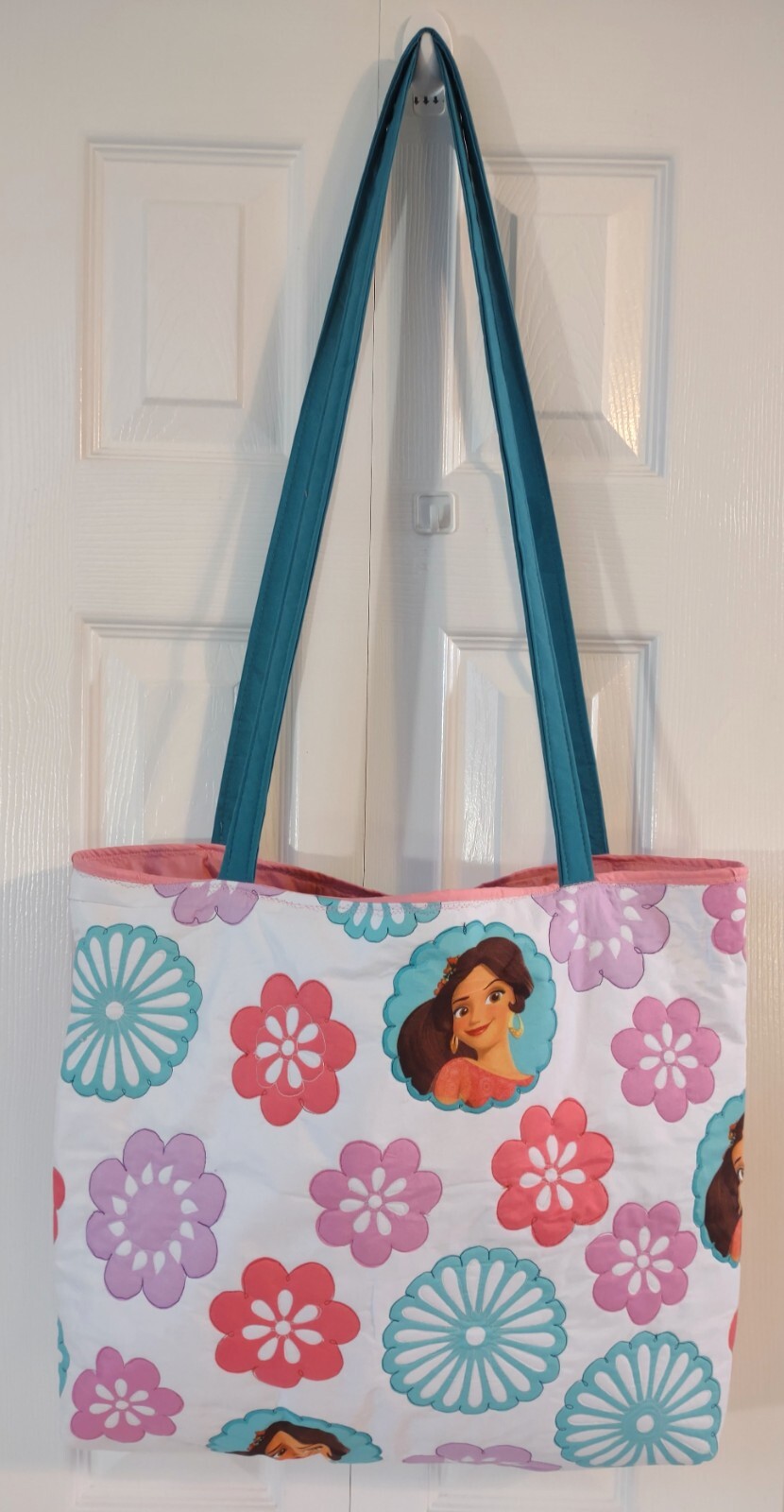 Princess Elena Quilted Large Tote Gift Bag Bag-No Closure-Soft Shell-Embroidery gallery