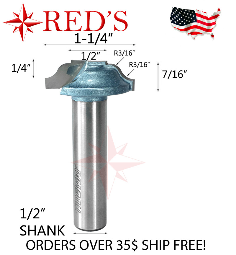 Tideway Ind RC1151 OGEE CNC MDF FAUX Cabinet Door Panel 1/2" shank router bit gallery