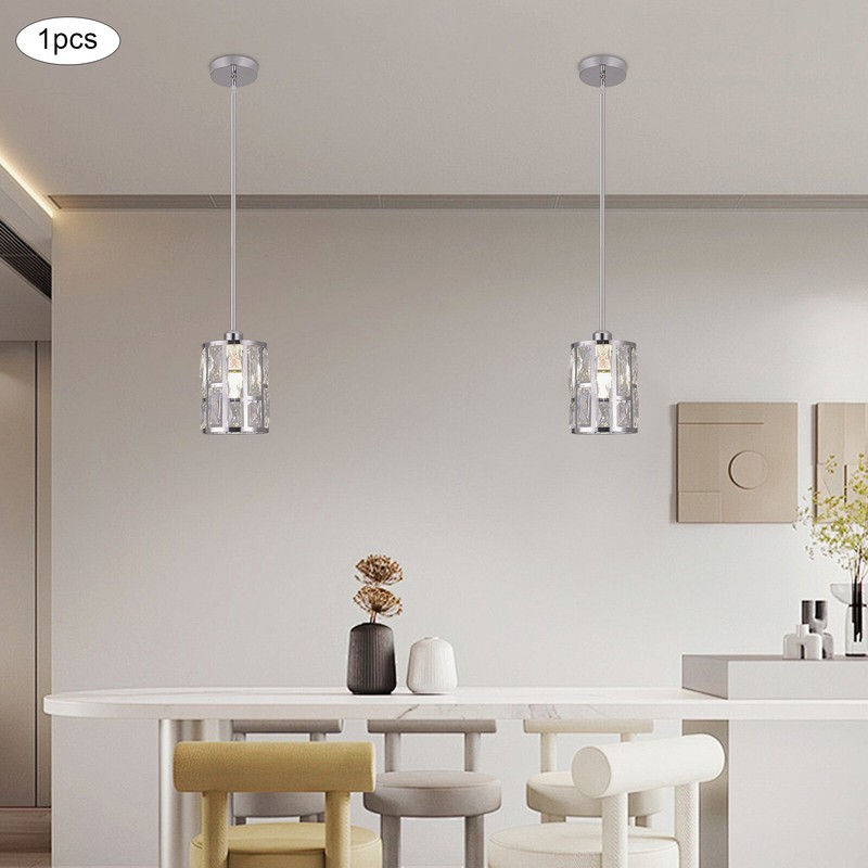 Ceiling-mounted Light, Adjustable Height, Modern Crystal Pendant Light Fixture? gallery