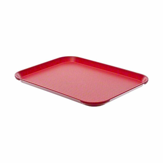 Serving Trays Red Plastic Fast Food Tray, 10 By 14-Inch, Set Of 12 gallery