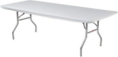 8′ x 30″ Kwik-Cover Rectangular Plastic Table Covers (5 count) – Elastic, Fitted