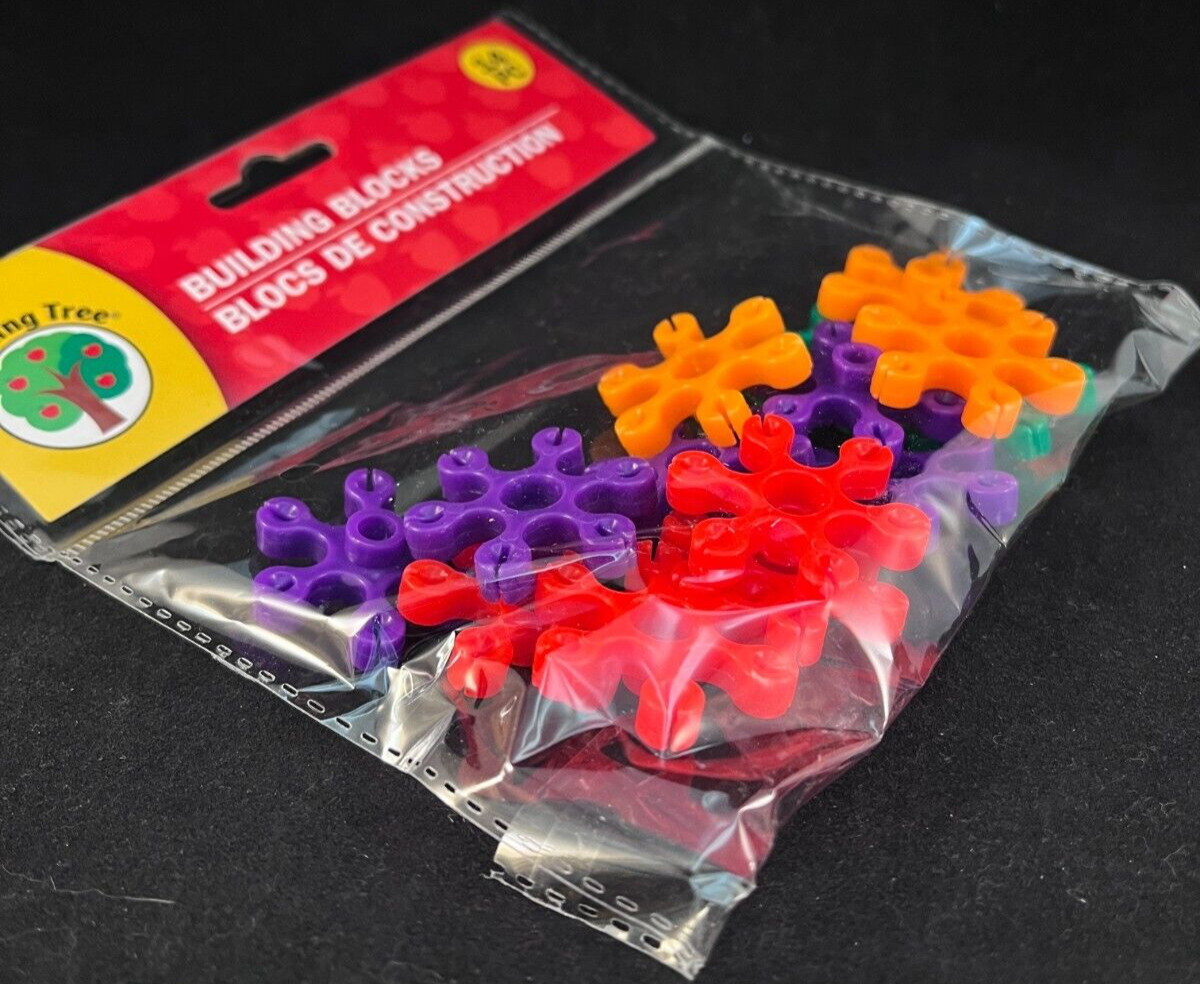 Teaching Tree - Building Blocks - 14 Pieces - Approx. 1.5 Inch Round Blocks gallery