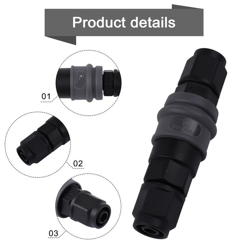 C-Type Self-locking Quick Connector Leakproof Plastic Steel Compressor Pneumatic gallery