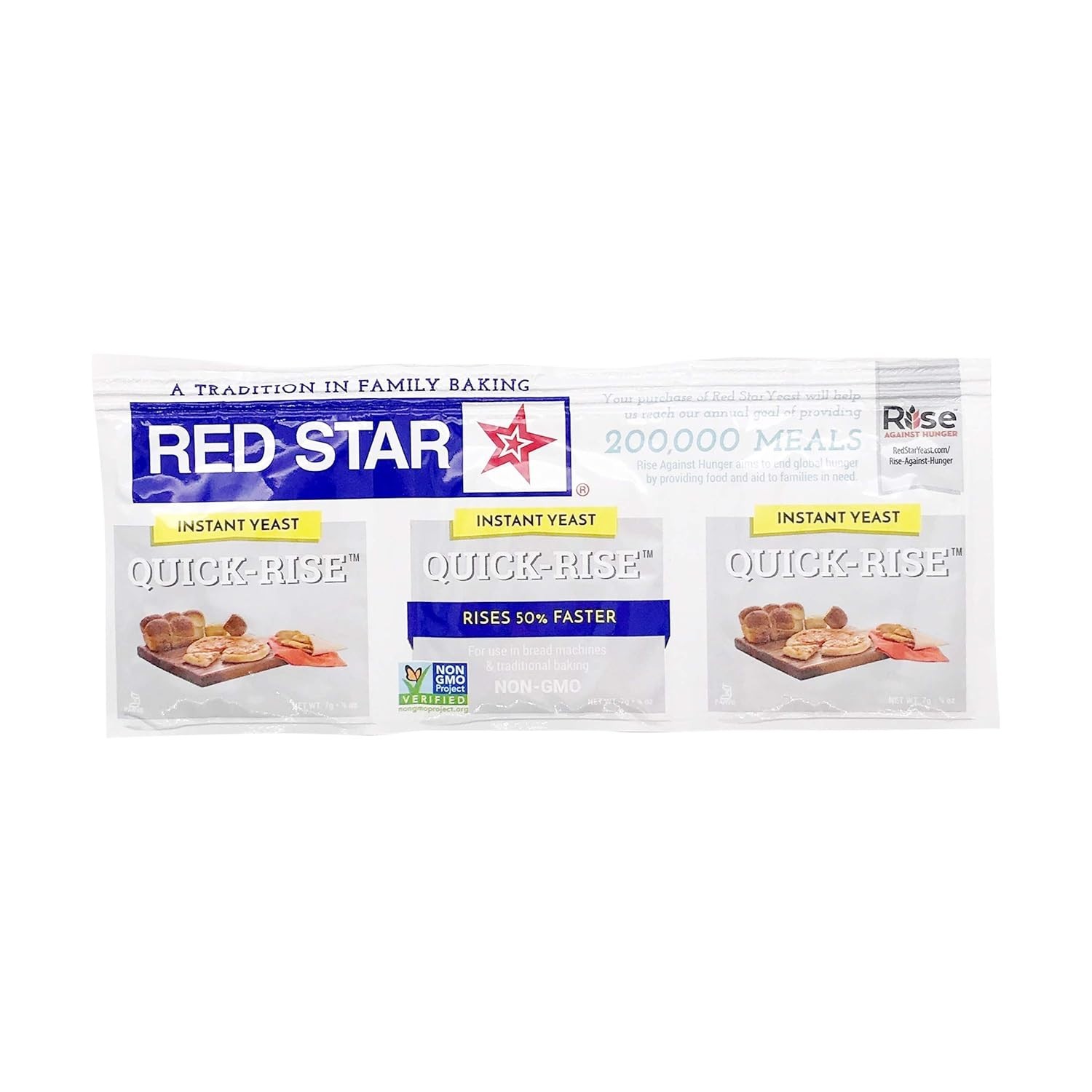 3 ct Instant Dry Yeast - Perfect for Gluten-Free Baking & Bread Machines gallery