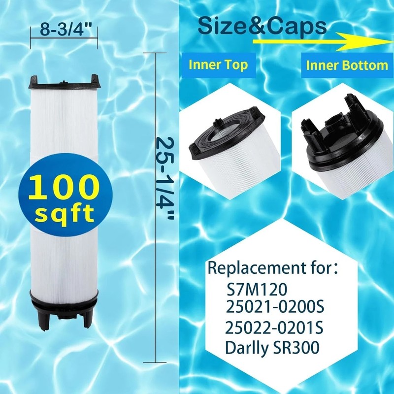 S7M120 System 3 *INNER ONLY* Pool Filter Compatible with 25021-0200S & S7M120 gallery