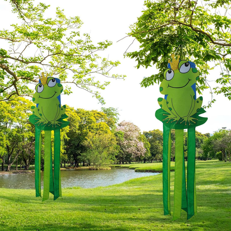 40-Inch Frog Windsock - Fun Summer Decoration for Outdoor Living Spaces gallery