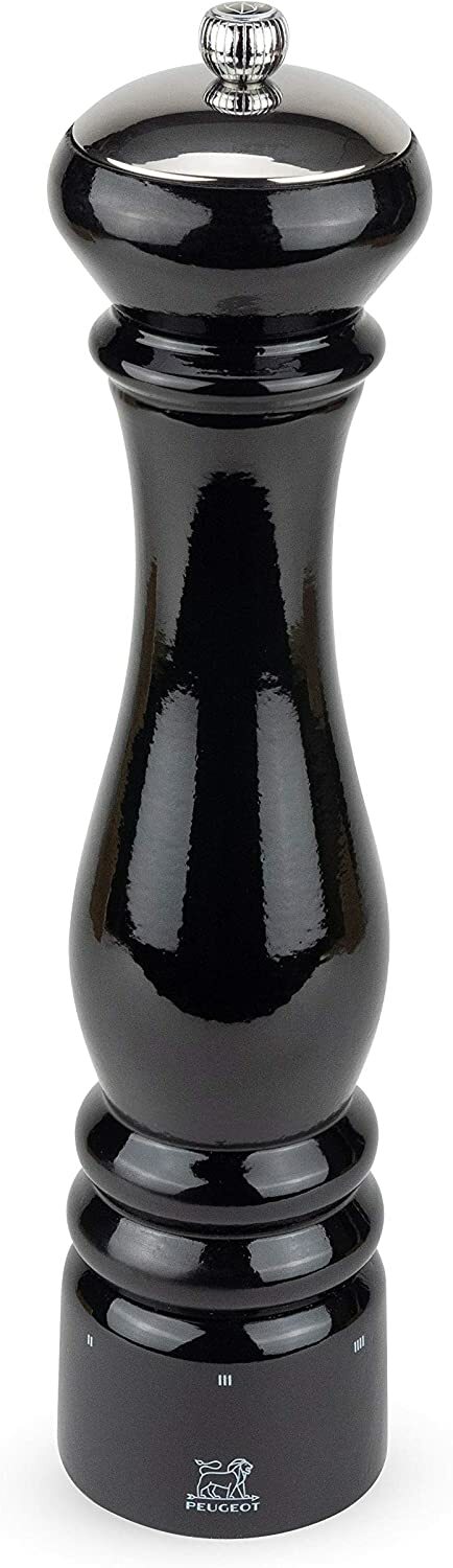 Peugeot PARIS ICÔNE Salt- Mils-Grinders, 30cm-12in, Black Lacquer gallery