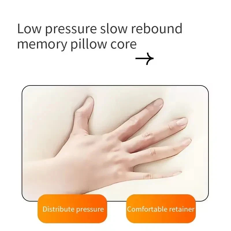 Orthopedic Contour Memory Foam Pillow Cervical Bed Pillow for Pain Relief gallery