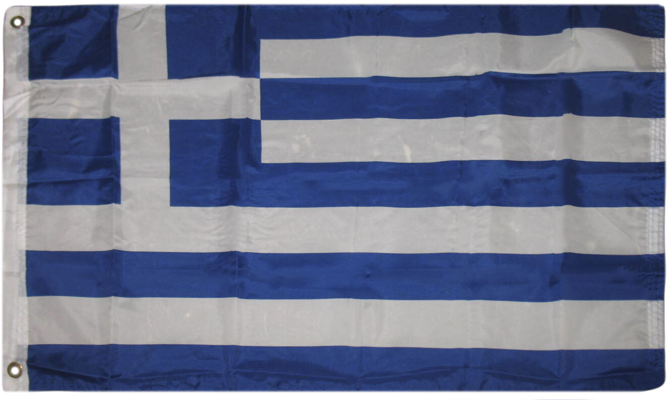 2x3 Greece Greek SuperPoly Flag 2'x3' House Banner Grommets 100D gallery