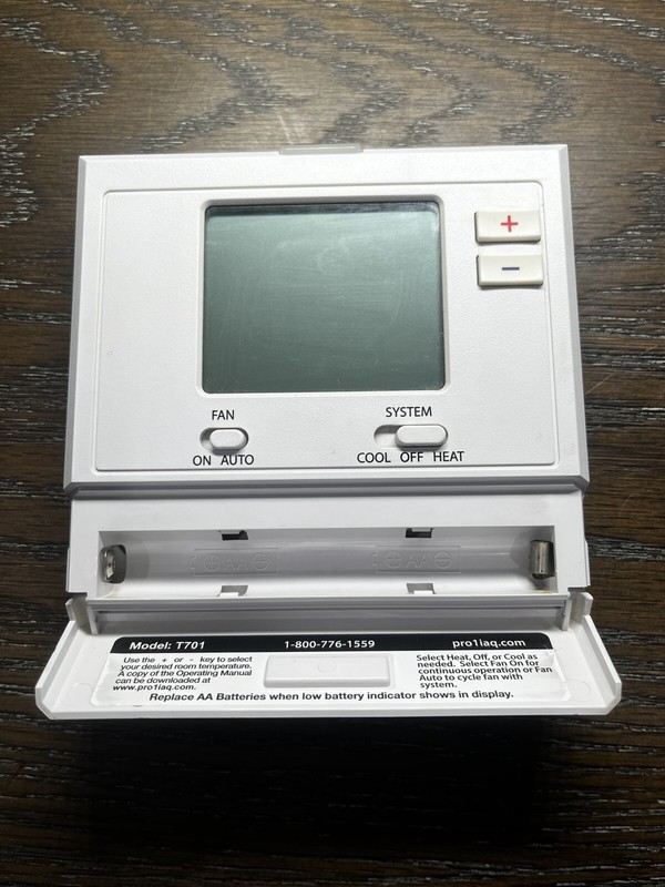 PRO1 IAQ T701 White 24 Volts Non-Programmable Electronic Thermostat gallery