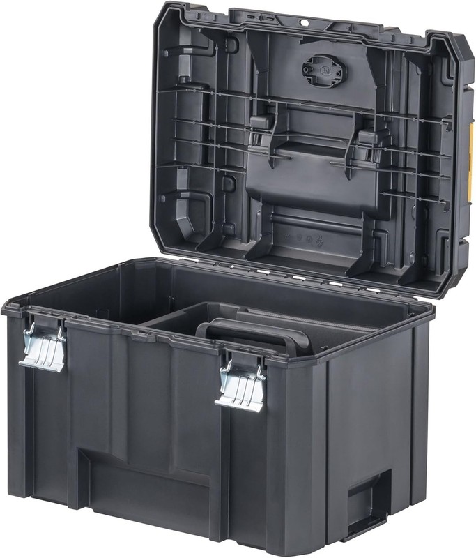 TSTAK Tool Box, Extra Large Design, Removable Tray for Easy Access to Tools, Wat gallery