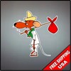 Slowpoke Rodriguez Vinyl Decal Sticker 4" x 4" Cartoon Nostalgic Looney Tunes gallery