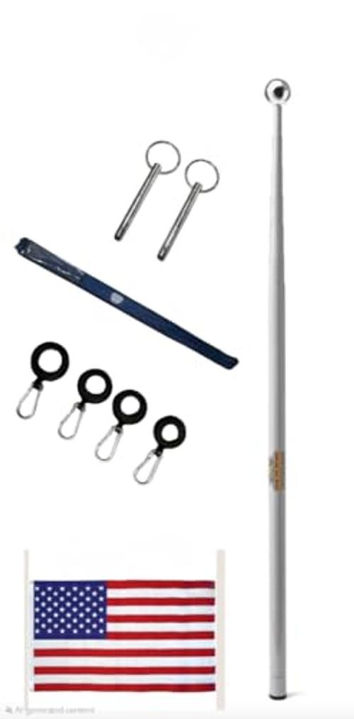 16Ft. Telescopic Fiberglass Flagpole gallery