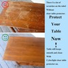 Clear Oval Table Cover Protector 60 x 90 Inches Oval Shape Plastic Transparen... gallery