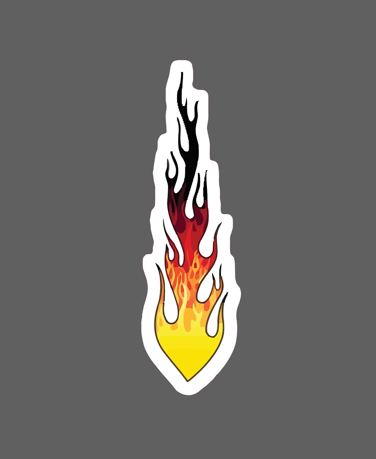 Fire Sticker Flames Hot Waterproof - Buy Any 4 For $1.75 Each Storewide! gallery