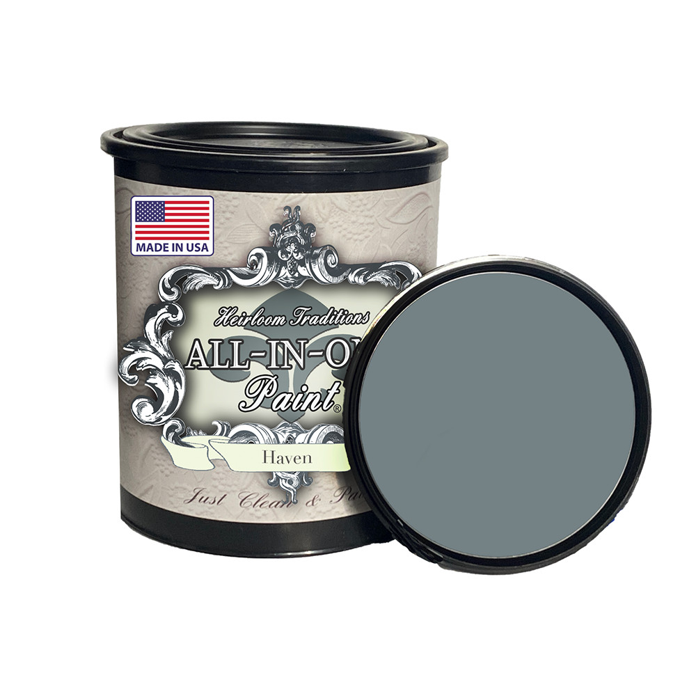 ALL-IN-ONE Paint by Heirloom Traditions - Haven (heathered, muted blue) - 32 Fl gallery