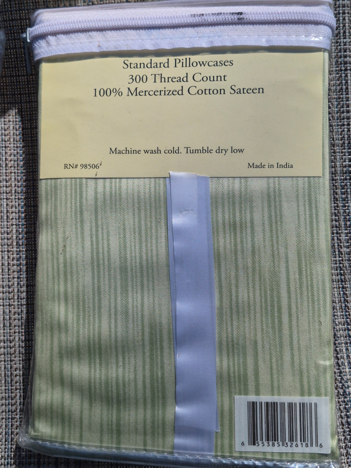 Brianna brand, 300 Thread Count, 100% Mercerized Cotton Sateen Standard Pillowca gallery