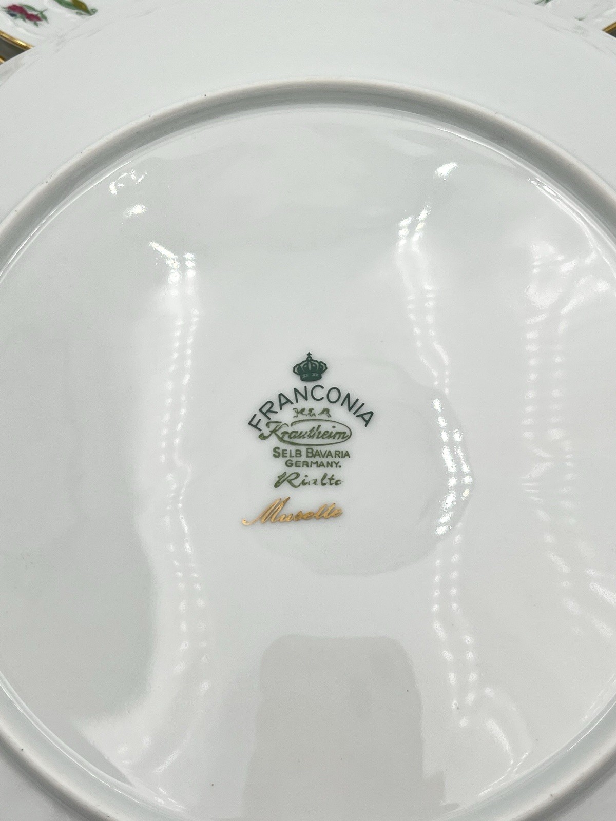 FRANCONIA-KRAUTHEIM & ADELBURG Germany “Musette” Dinner Plates Set Of 4 gallery