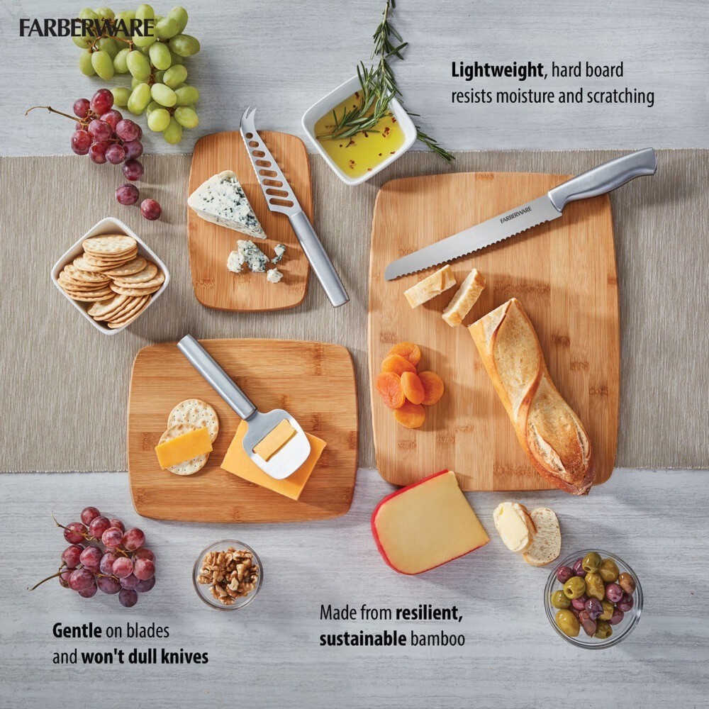 Classic 3-Piece Bamboo Cutting Board Set gallery