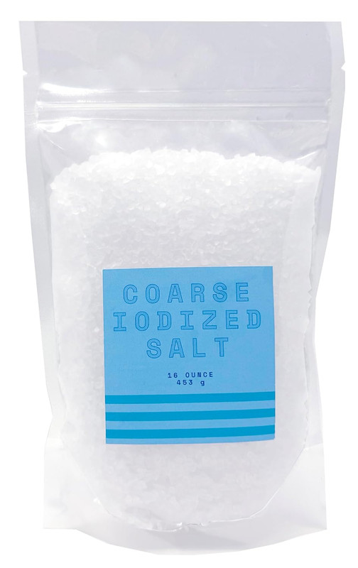 Iodized Salt for Grinder, Coarse Iodized Salt for Grinder Refill 16 Ounce Reseal gallery