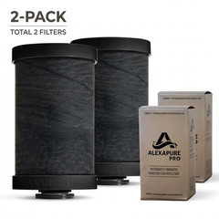2 Pack Alexapure Pro Certified Replacement Water Filter Gravity Purifier System