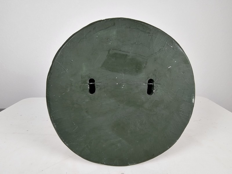 Vintage Sun Face Wall Decor 12” Round Celestial Plaque Gold Green Rustic Boho gallery