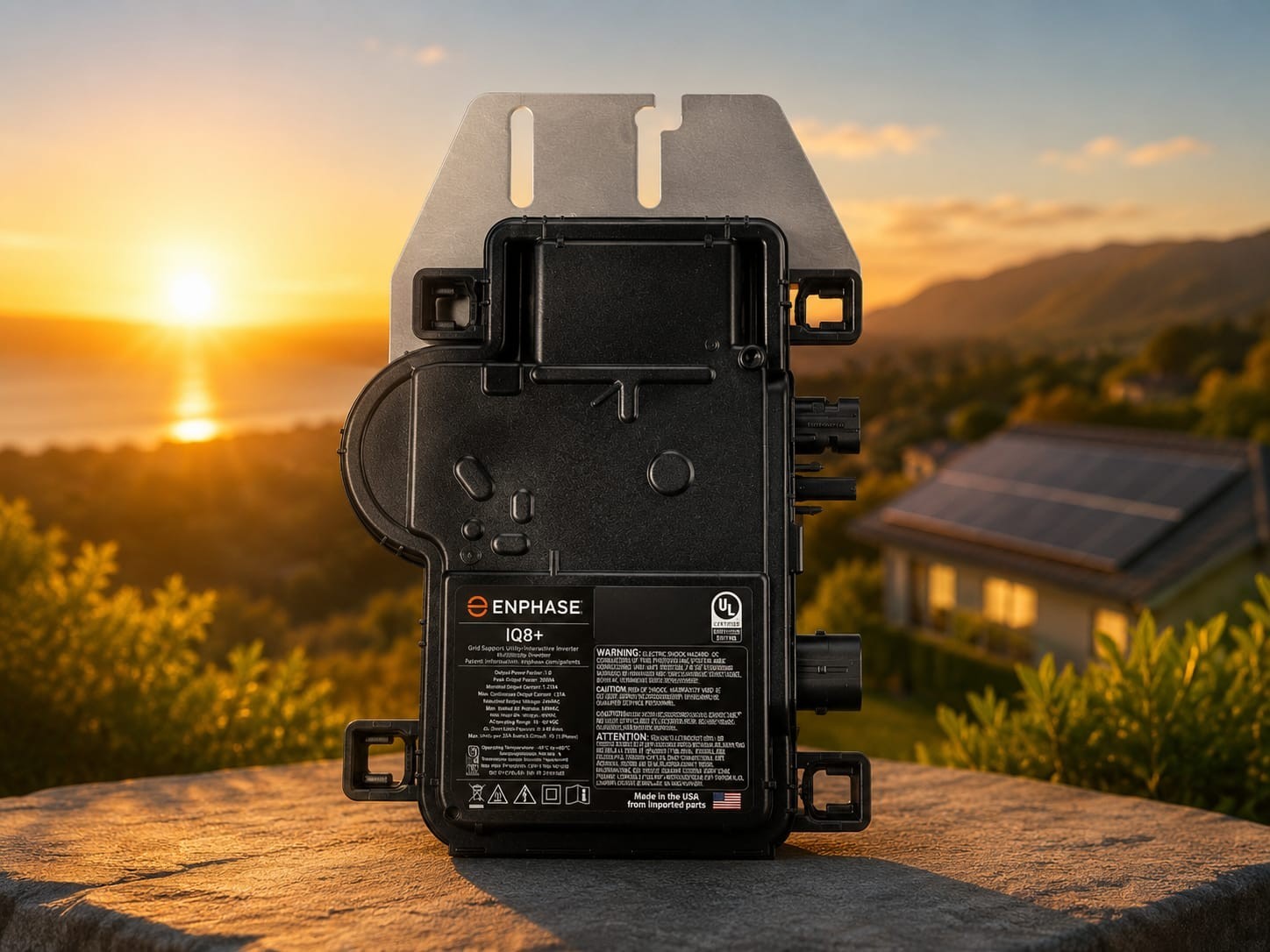 Enphase IQ8+ Microinverter IQ8PLUS-72-M-US Solar Grid Tie Inverter New gallery
