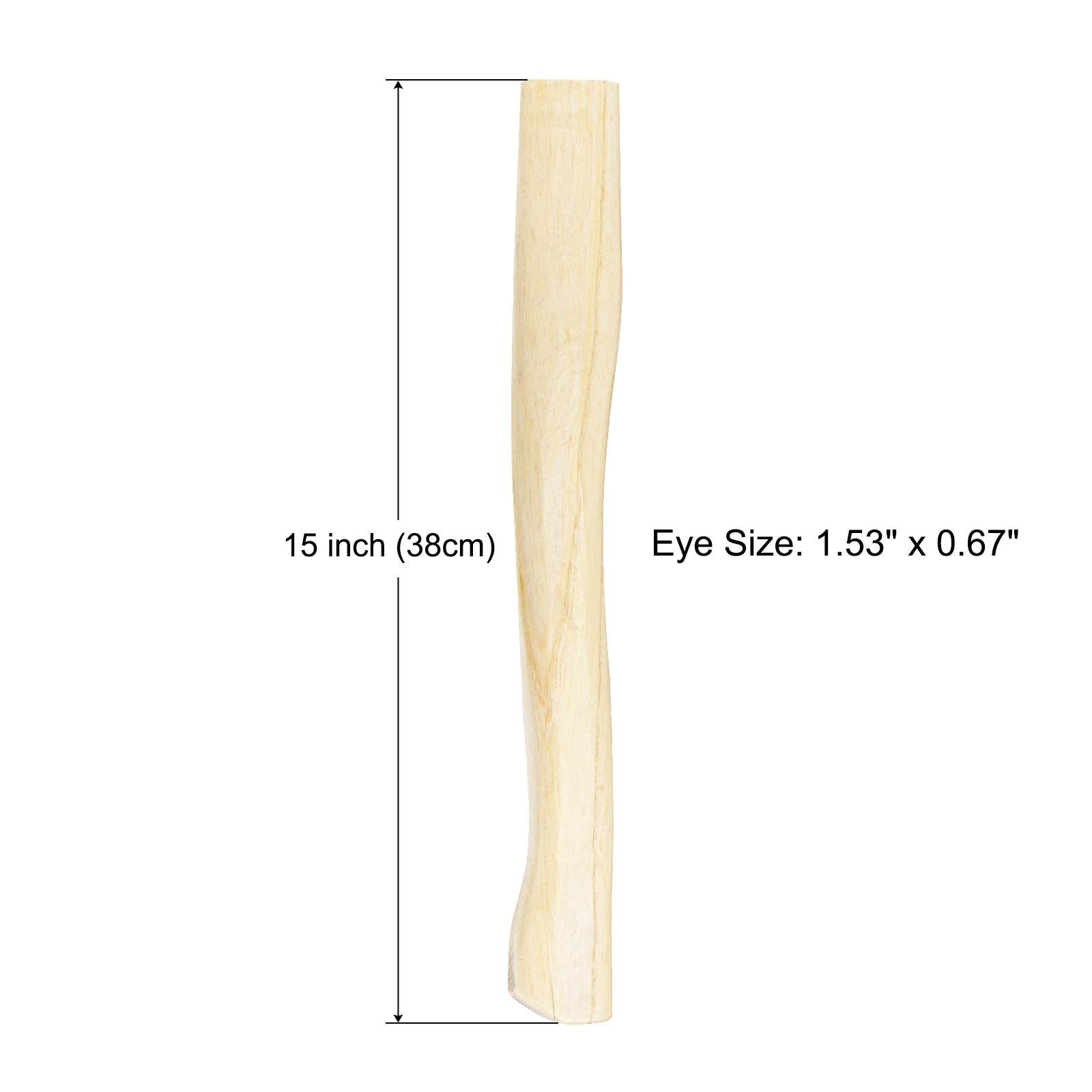 Wood Handle Replacement 15 Inch Curved Replaceable Handle Axe Hammer Oval Eye gallery