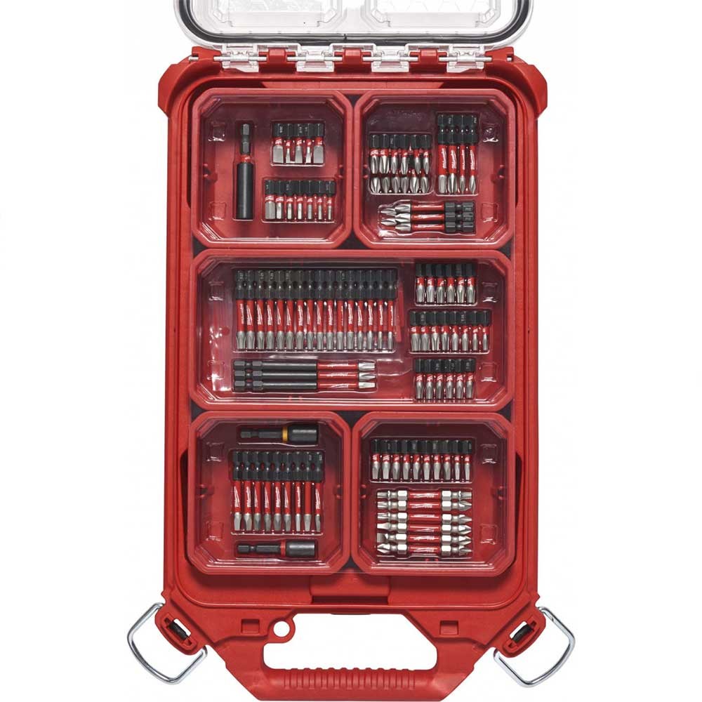 Milwaukee 48-32-4082 PACKOUT Organizer SHOCKWAVE Driver Bit Packout Kit - 100 pc gallery