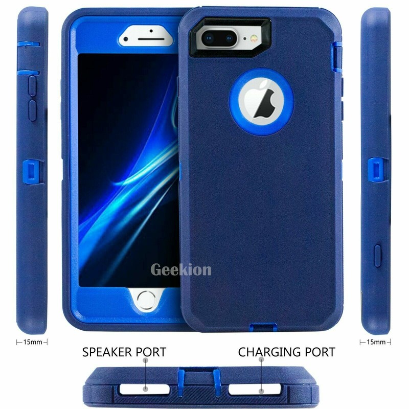 For iPhone 6 7 8 Plus SE 2020 Shockproof Rugged Case Cover + Screen Protector gallery