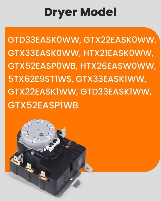 GE Hotpoint Dryer Timer 234D2377P005 Replacement gallery