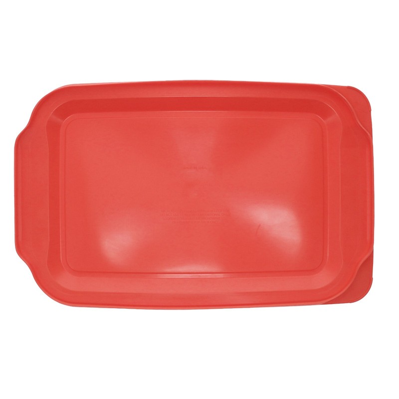 Pyrex 234-PC 4Qt Plastic Rectangular Red Replacement Lid Cover for Glass Dish gallery