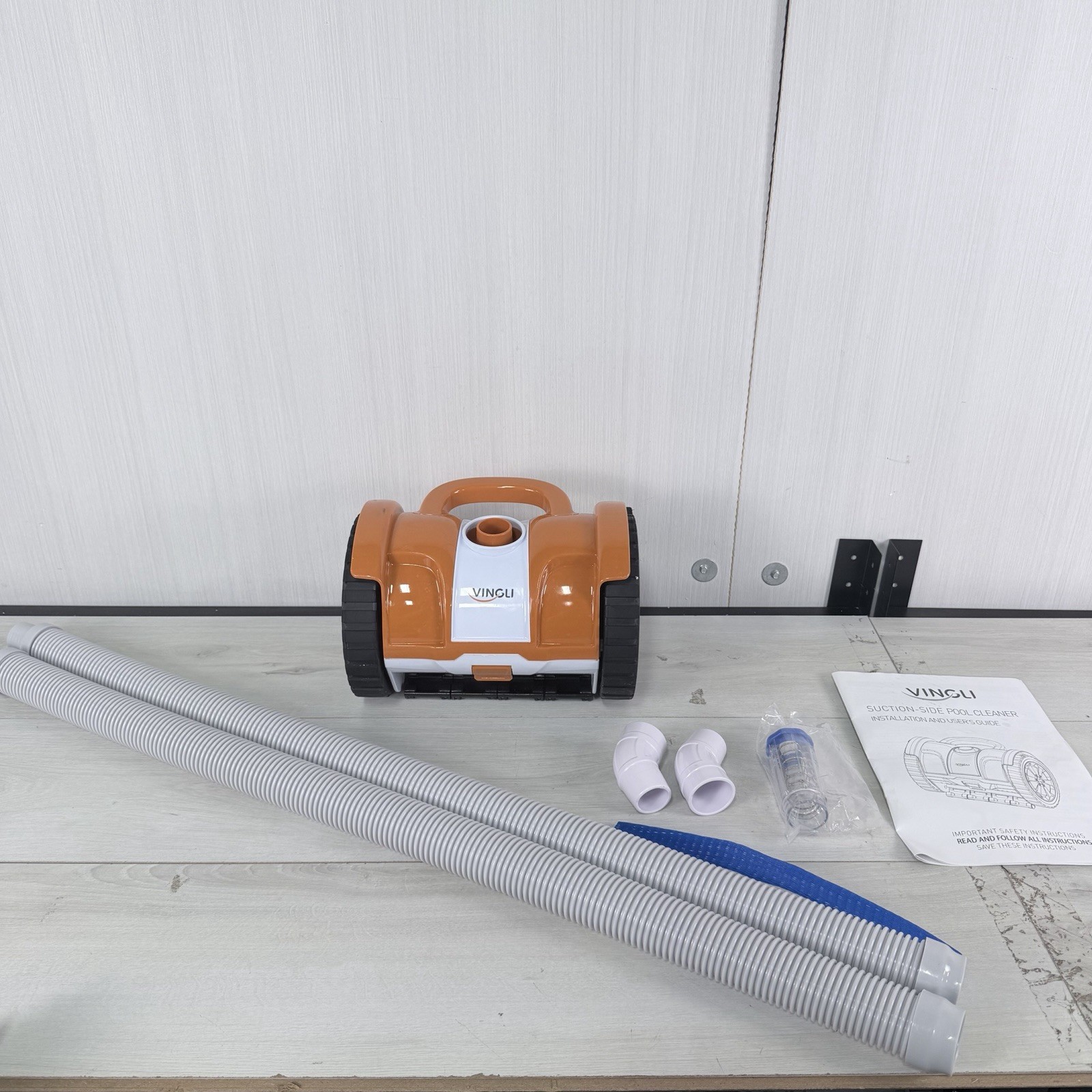 VINGLI Pool Vacuum Cleaner, Suction Side Wall-Climbing Sweeper MISSING PIECES gallery