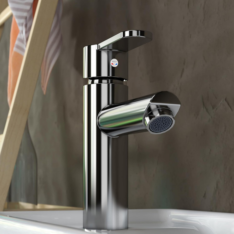 Compact 16-Inch Wall Hung Ceramic Sink Combo with Faucet for Small Spaces gallery