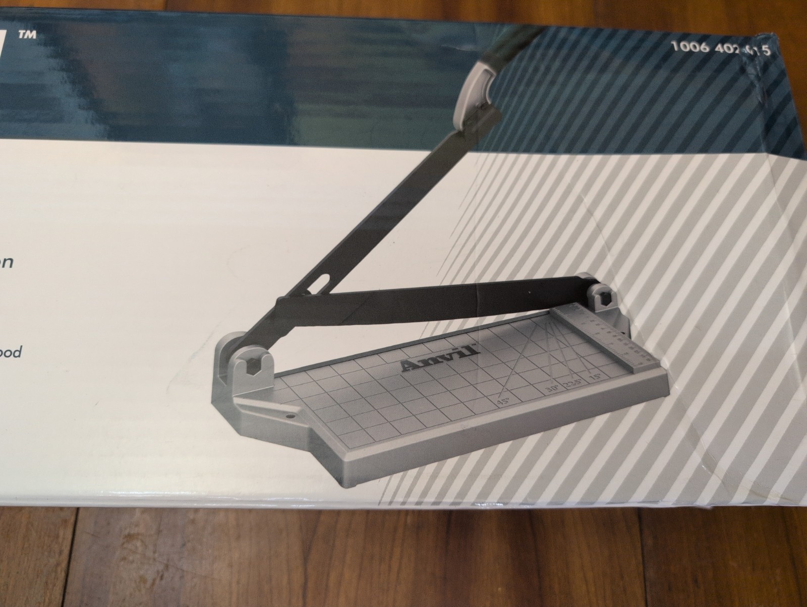 Anvil Vinyl Tile Cutter, 12 Inch Heavy Duty Steel Blade, Die-Cast Aluminum Base gallery