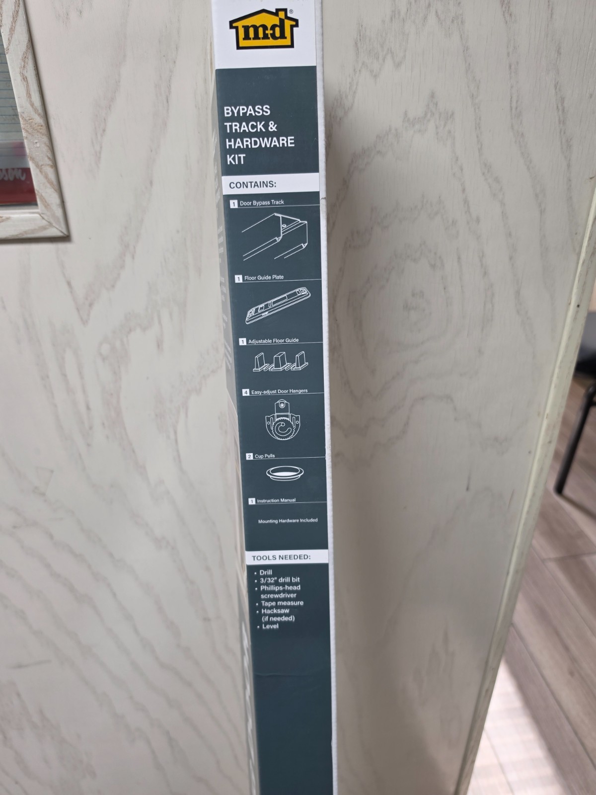 M-D Sliding Door Bypass Track & Hardware Kit gallery