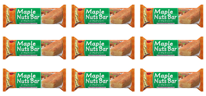Japan Sponge Cake Bourbon Maple Nuts Bar 1 Piece × 9 bags gallery