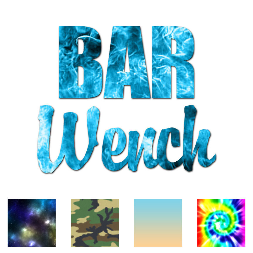 Bar Wench - Vinyl Decal Sticker - Multiple Patterns & Sizes - ebn1817 gallery
